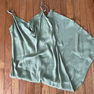 Aritzia Canto Dress in Sage Frost